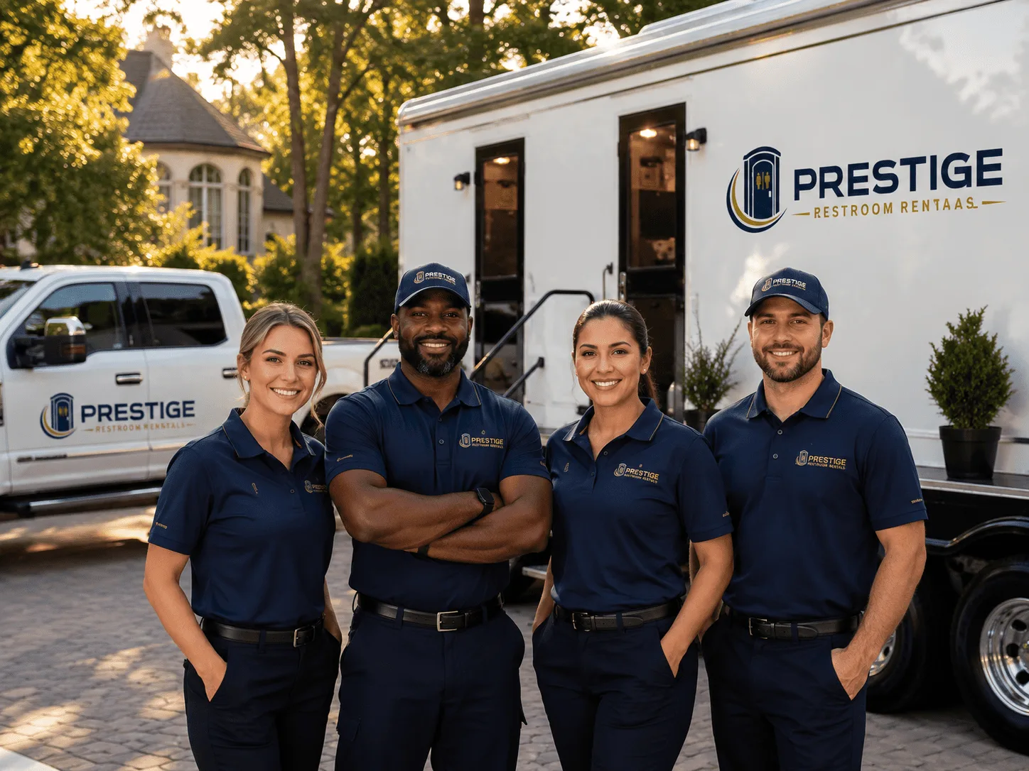 Trusted Luxury Portable Restrooms company in Royal, IA